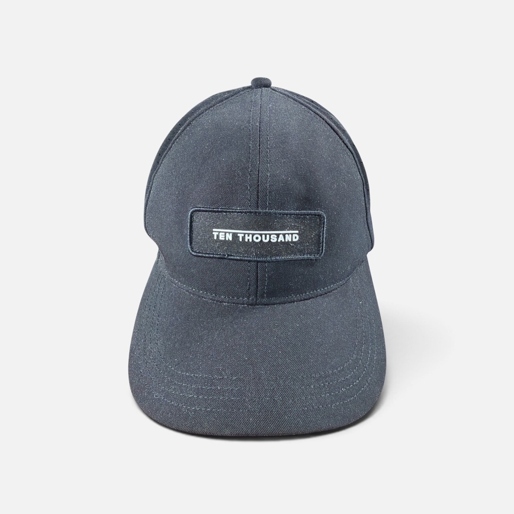Ten Thousand Performance Snapback Hat Mens OS Black Perforated Athletic Cap
